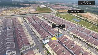 FREEHOLD landed home - Drone view in Nada Alam Seri Pajam