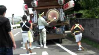 上堀地区の祭礼　２０１０／０７／１０「笛吹」