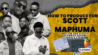 FL STUDIO TUTORIAL - How to produce like mellow and sleazy, Scott Maphuma, Xduppy, Cowboii