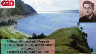 Zülfüqar Əhmədzadə (Pensəj): Ey TALIŞ