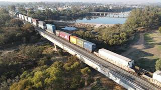 NR95 and NR17 on 6MP5 freight Northam 9 5 2022