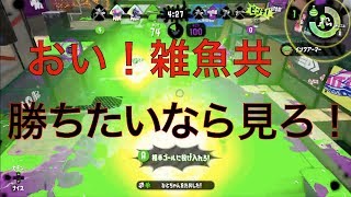 【スプラトゥーン２】おい雑魚共、強くなる方法教えてあげるよ【実況】