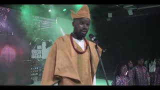 The Nigeria National Anthem at the 11th Mr Tourism Nig 2022 “alagbara okunrin”