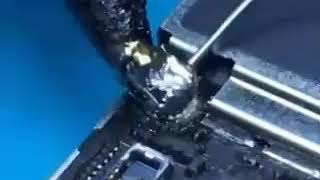 Iphone 6 long screw damage (courtesy Union Repair)