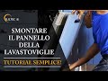 Come smontare il pannello della lavastoviglie