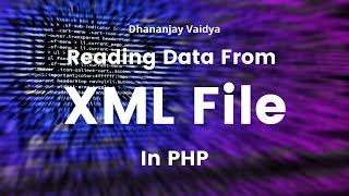 Reading data from XML file in PHP