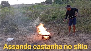 RELEMBRANDO A INFÂNCIA ASSANDO CASTANHA