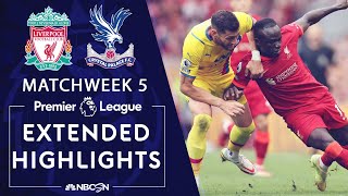 Liverpool v. Crystal Palace | PREMIER LEAGUE HIGHLIGHTS | 9/18/2021 | NBC Sports
