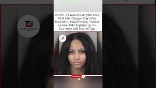 Woman’s Mugshot Goes Viral 📸 #viral #trending #news
