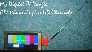 My Digital TV Dongle DTV Channels plus HD Channels