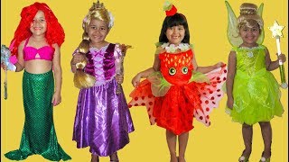 45 Halloween Costumes Disney Princess Kids Costume Runway Show Snow White Tiana Ariel