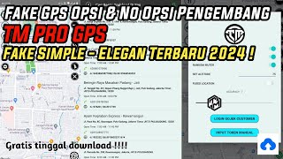 Fake Gps TM PRO Opsi Dan No Opsi Pengembang Terbaru 2024 | Fake Gps Option \u0026 No Option Developer