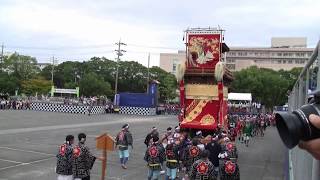 第8回はんだ山車まつり～14さくら会場退場・亀崎地区退場