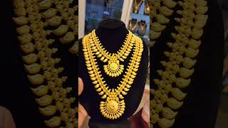 இதோ கேரளா மாடல் ஒன்கிராம் கோல்ட் ஆரம் செட்  #rayyatrends #coimbatore #1gramgold #coimbatorejewellery