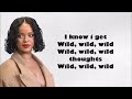 dj khaled wild thoughts ft. rihanna bryson tiller lyrics