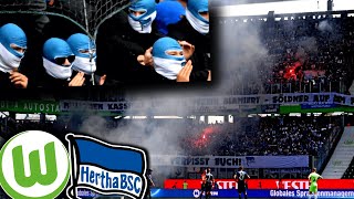 Hertha-Ultras mit einer letzten (deutlichen) Botschaft an die Mannschaft...