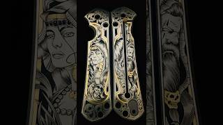 Hand-engraved artwork showcase: Hades and Persephone #engraver #engraving #lindsay #edc #artistic