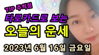 오늘의운세 2023년 6월 16일 금요일 타로 운세