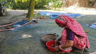 আজ রান্না হল পেঁয়াজ দিয়ে ফেতুরী মাছ ভাজা 🐟simple village cooking