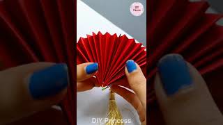 DIY Paper fan | Origami | Paper craft | DIY Princess