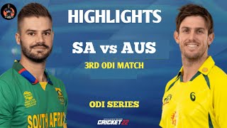 SA vs AUS 3rd ODI Match Highlights 2023 | South Africa vs Australia 3rd ODI Highlights 2023 | C22
