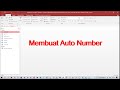 MEMBUAT AUTO NUMBER PADA FORM - MS ACCESS 2016