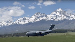 U.S. Air Force Boeing C-17 Globemaster III at Poprad-Tatry Airport