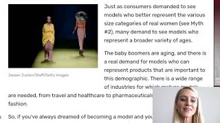 Myths about Becoming a Professional Model