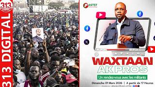 🔴DIRECT- Suivez le rendez-vous de Sonko et ses militants  “Waxtaan Ak Pros