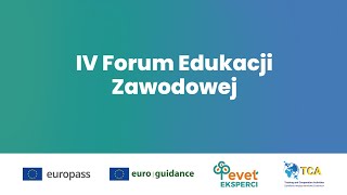 IV Forum Edukacji Zawodowej Europass i Euroguidance - Pełna Transmisja | 3 grudnia 2024 r.