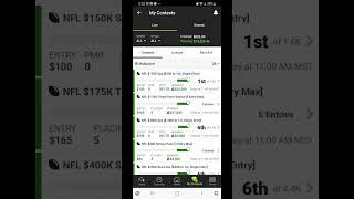 Turning 1k- 75k on DraftKings NFL