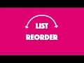 [IONIC 4] Reordering List Items #ionic #angular