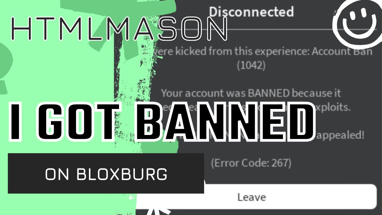 I Got Banned From Bloxburg - YouTube