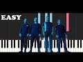 Imagine Dragons - Natural (SLOW EASY PIANO TUTORIAL)