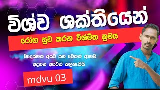 විශ්වෂක්තියෙන් ලෙඩ සුවය -  03 පාඩම    | Diyasen kumara | Rawana upatha |  Gagana prathap