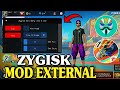 ZYGISK MOD MENU EXTERNAL FREE FIRE 1.105.X AIMBOT 360 ESP LINHA/ANTBAN MODULO MAGISK USUÁRIO ROOT