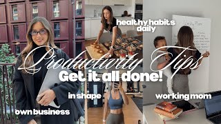 4 life changing productivity tips - get it all done (busy working mom)