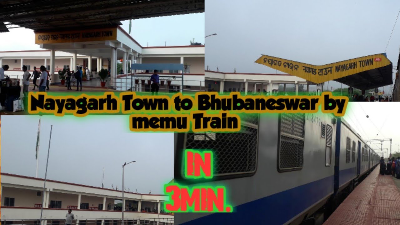 Nayagarh Town To Bhubaneswar By Memu Train In 3 Min.#railway #station # ...