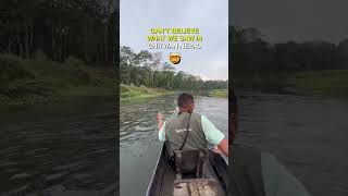 Wild Human Eating Crocodile in Chitwan Nepal 🇳🇵