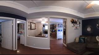 Explore 360 degrees inside a tiny Holtsville house