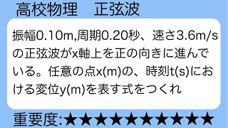 高校物理　正弦波の式