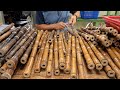 맑고 고운 소리를 내는 단소를 만드는 과정. 한국의 전통 관악기 공장 / Amazing Korean traditional wind instrument factory