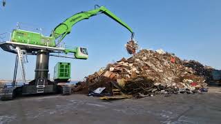 SENNEBOGEN 855e Hybrid Scrap Handler