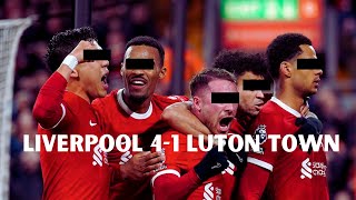 Liverpool 4-1 Luton Town: Reds' Comeback Masterclass