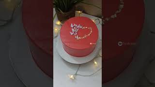 #triobakes2020 #cake #customized #red #heart #trending