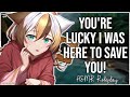 3DIO ASMR | Catgirl Rescues you from a Dungeon 🐈🧙‍♀️| Hair brushing & Ear Cleaning