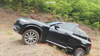 볼보 XC90 4WD 패밀리카의 오프로드 극한 성능 테스트 .