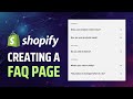 Coding an FAQ page with Shopify section blocks