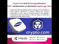 Samsung & Crypto.com announces App #samsung #crypto #kairaa #web3 #reels