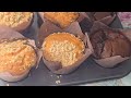 cafe style muffins at home chocolate strawberry and blueberry muffins